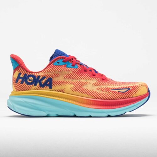 HOKA Clifton 9 Mens Cerise/Cloudless