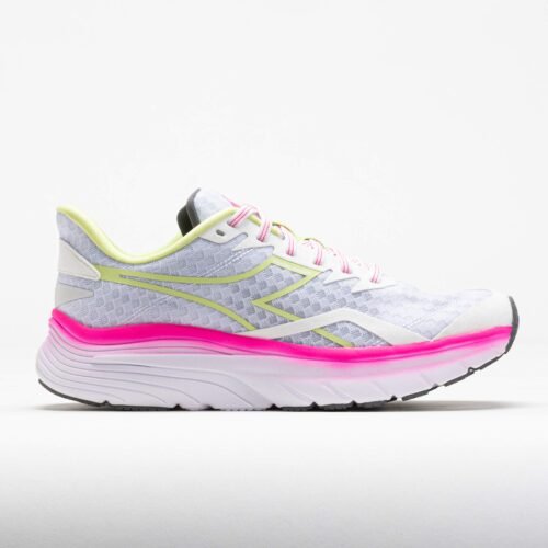 Diadora Equipe Nucleo Womens White/Pink Fluo/Shadow Lime