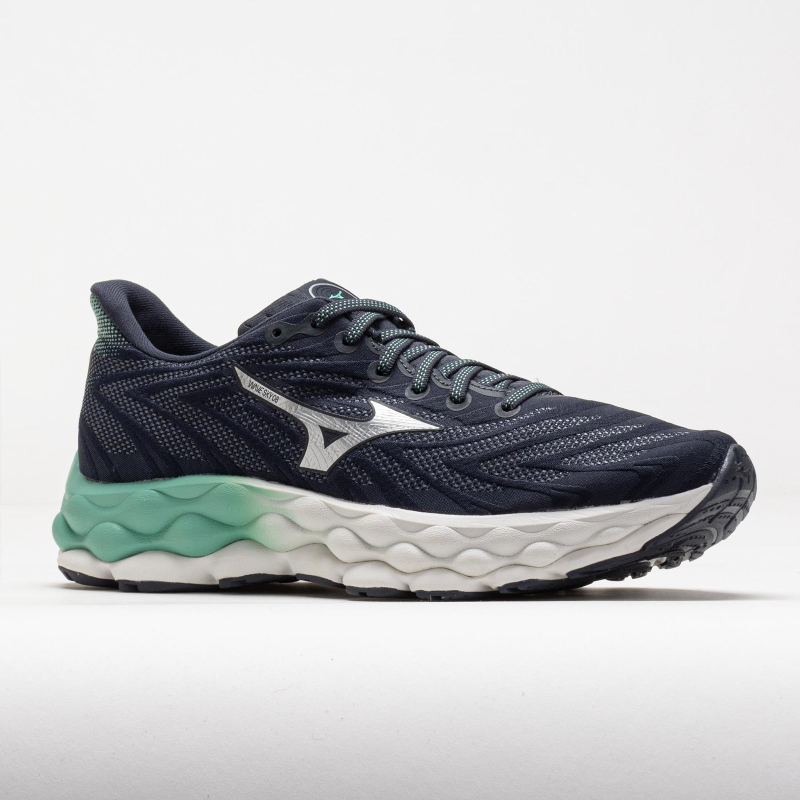 Mizuno Wave Sky 8 Womens India Ink/Silver - Image 5