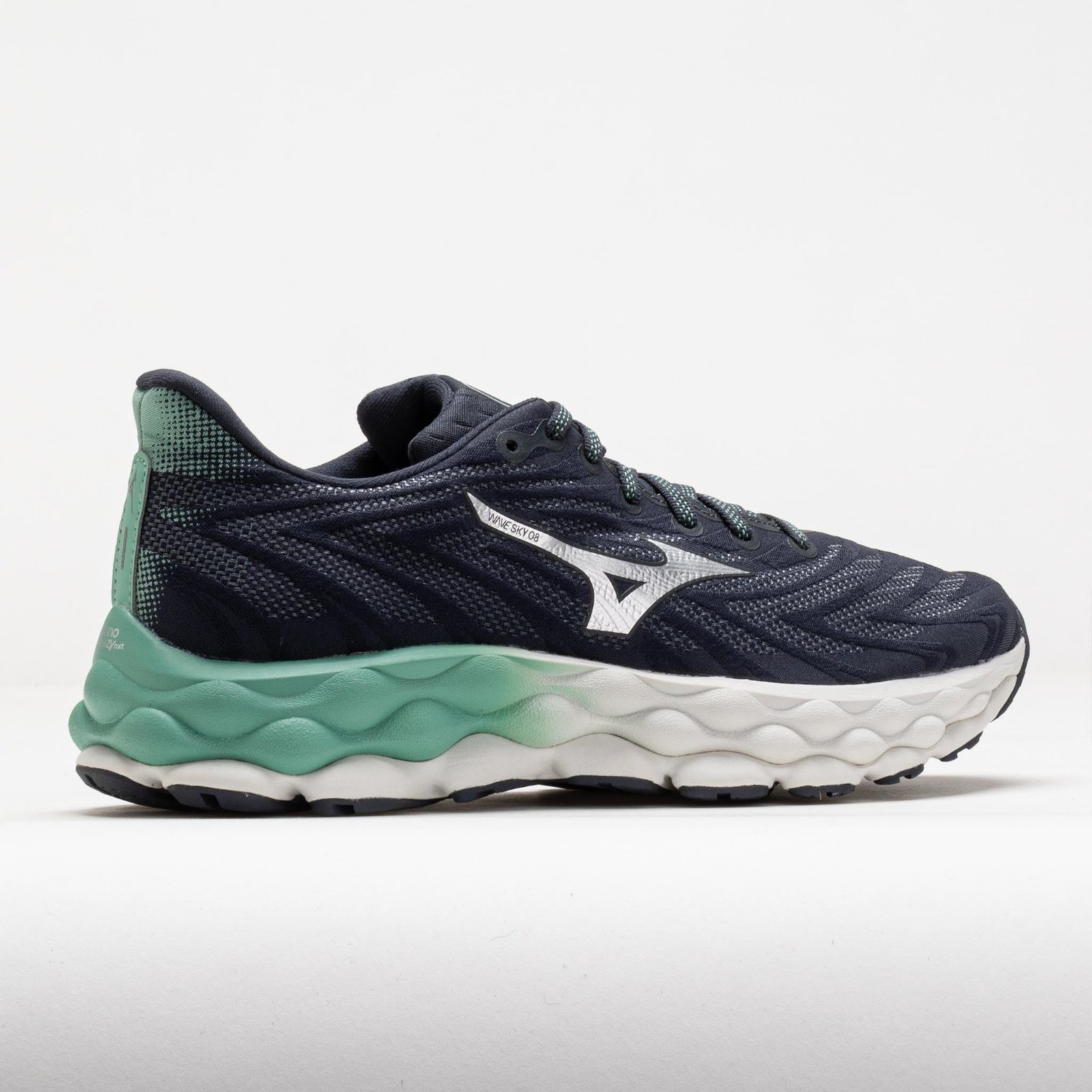 Mizuno Wave Sky 8 Womens India Ink/Silver - Image 6
