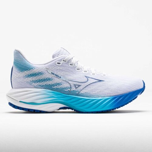 Mizuno Wave Rider 28 Womens White/Mugen Blue