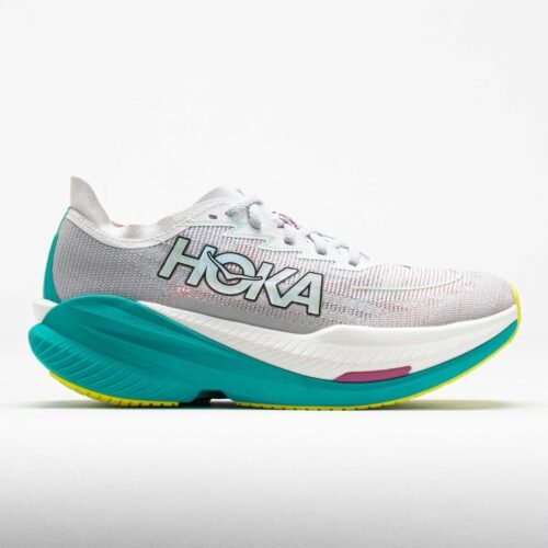 HOKA Mach X 2 Womens Frost/Electric Aqua