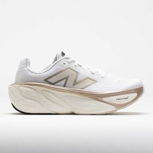 New Balance Fresh Foam X More v5 Womens Wht/Sea Salt/Lt Gld Metallic