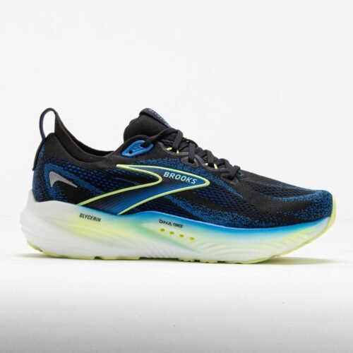 Brooks Glycerin 22 Mens Black/Cobalt/Neo Yellow
