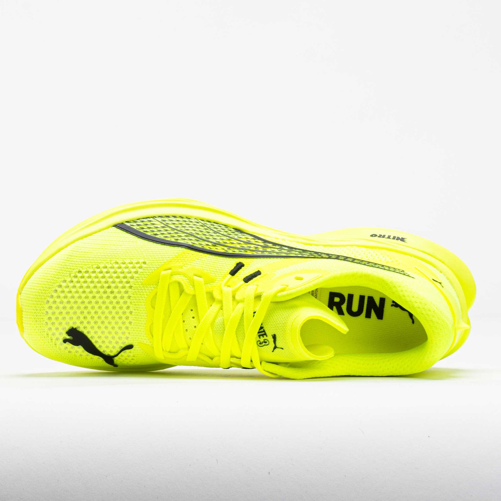 Puma Deviate NITRO 3 Mens Yellow Alert/Puma Black - Image 3
