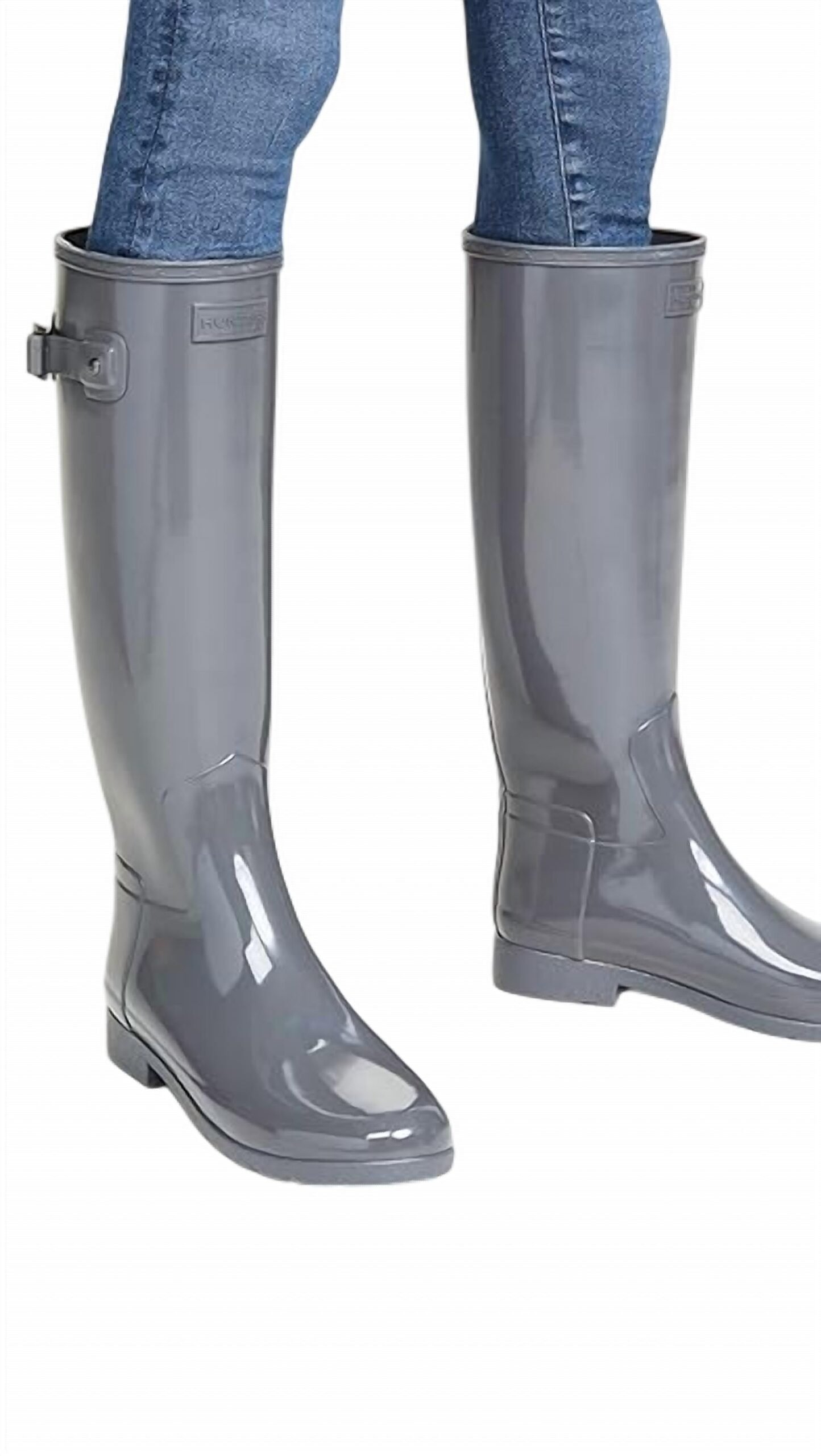 Hunter - Women's Refined Tall Gloss Boots - Image 4