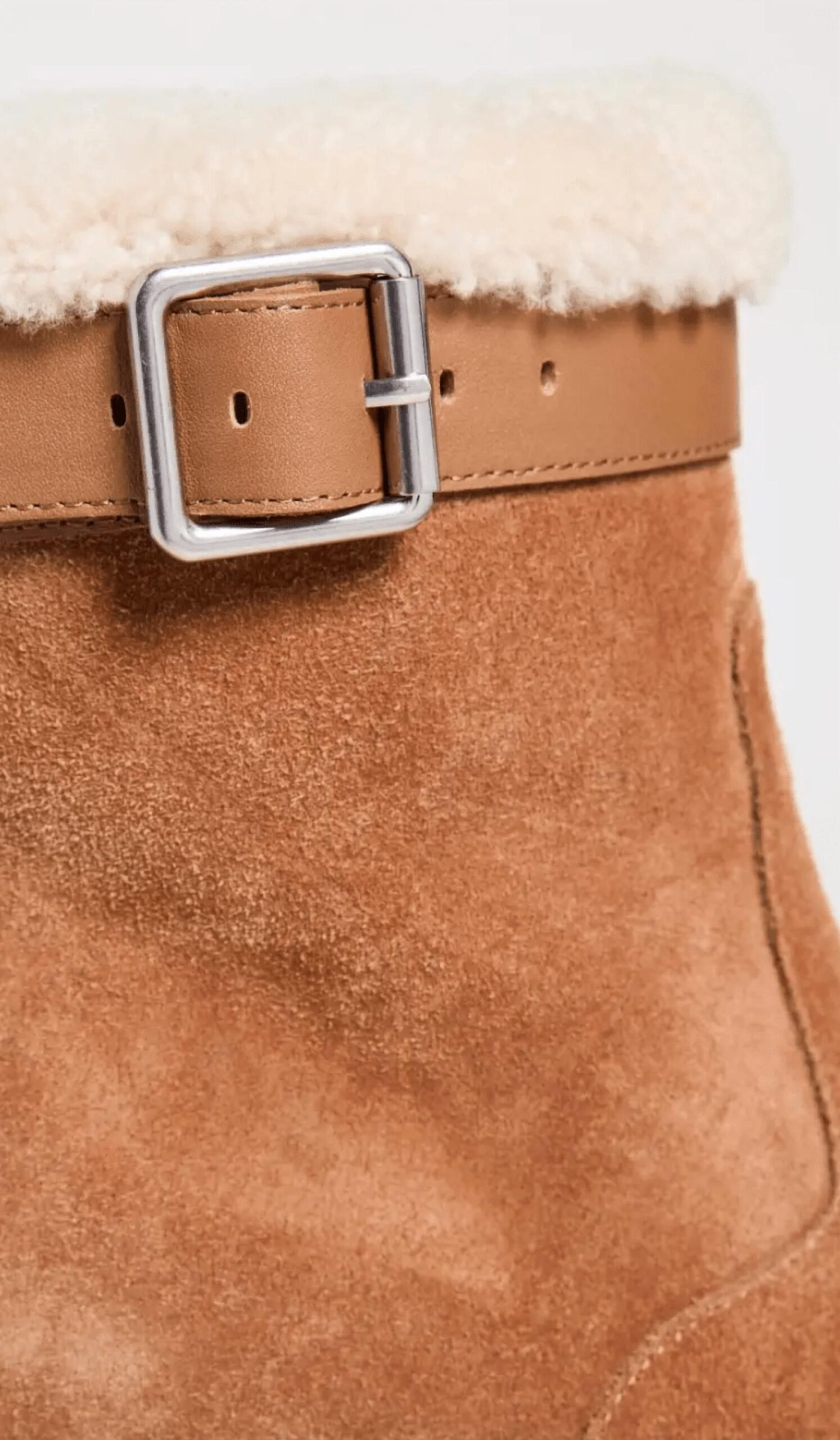 Simkhai - Women's Avery Shearling Wedge Ankle Boot - Image 4