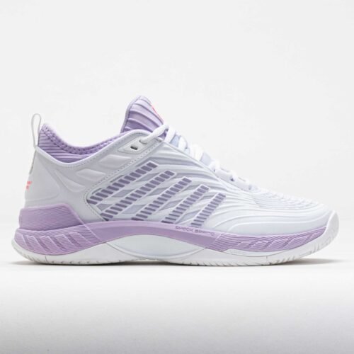 K-Swiss Hypercourt Supreme 2 Womens White/Orchid Petal/Neon Blaze