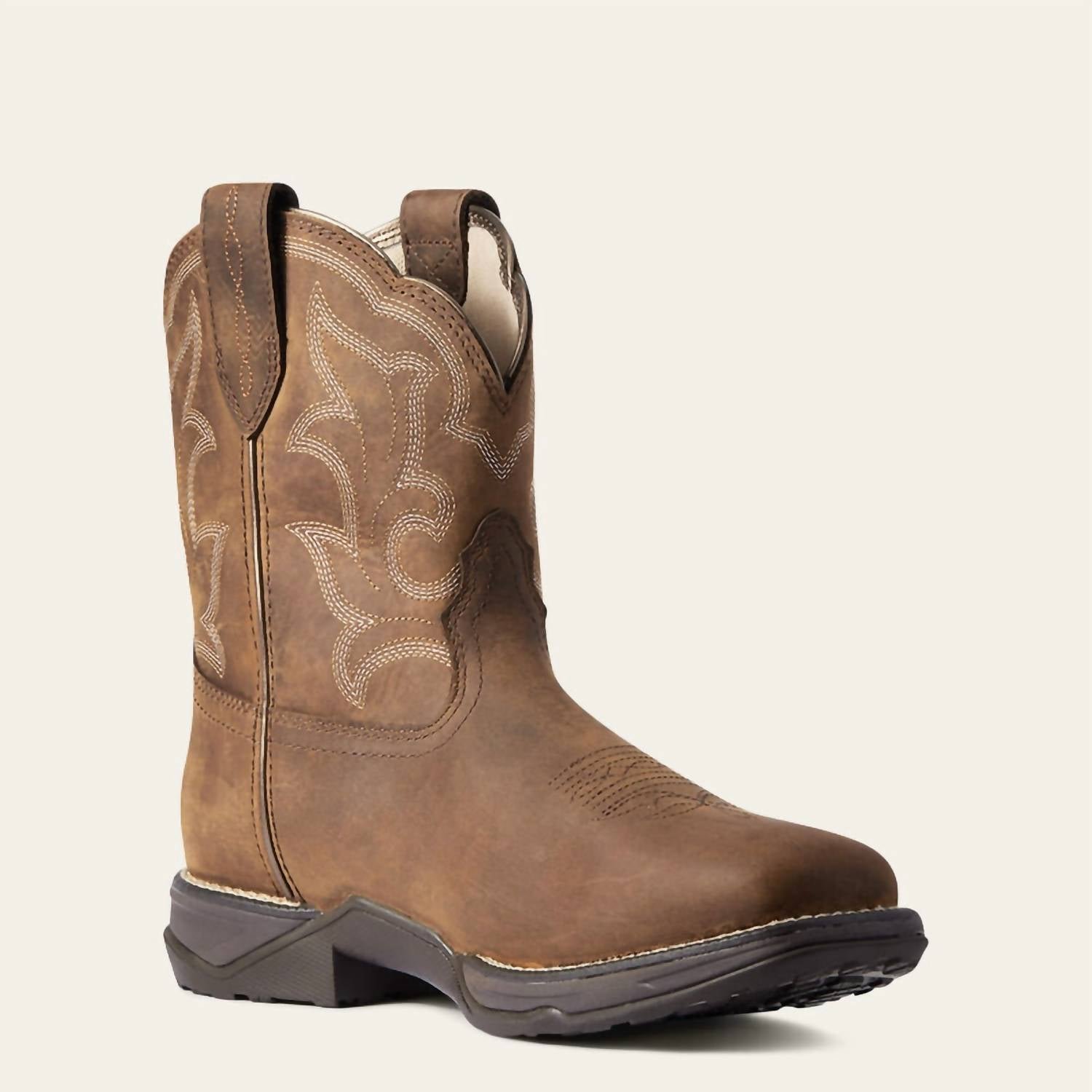 Ariat - Women's Anthem Shortie II Waterproof Western Boots - MEDIUM/WIDE - Image 2
