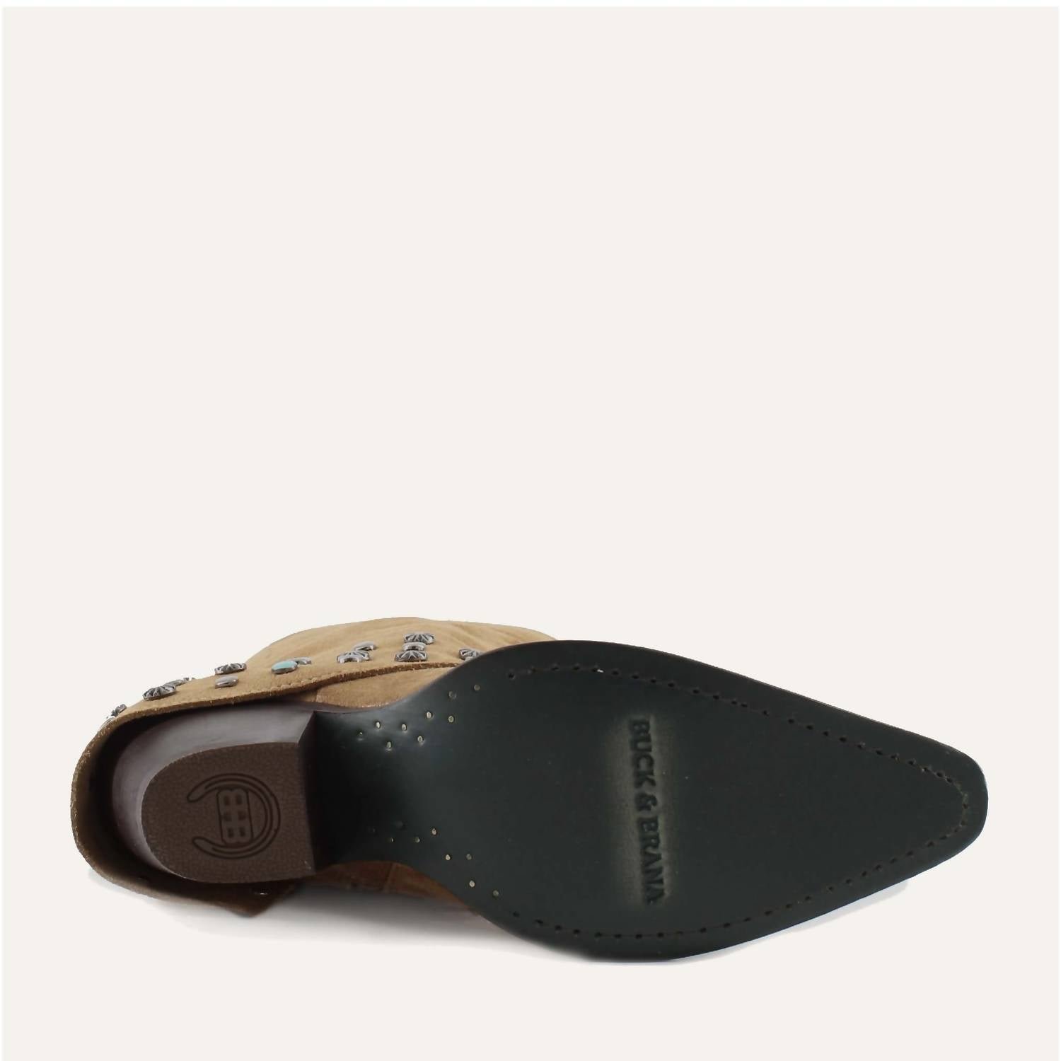 Buck & Brana - Arianna Old Gold Leather Cowgirl Boots - Image 6