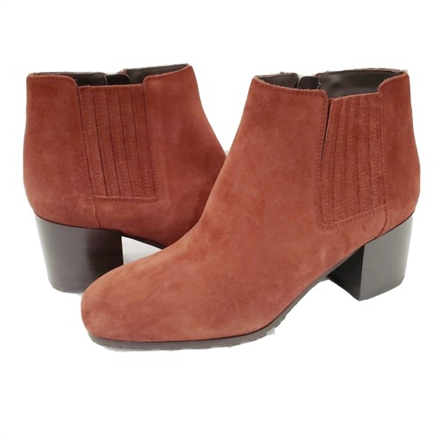 Aquatalia - Women's Charlotte Chelsea Suede Leather Waterproof Booties - Image 2