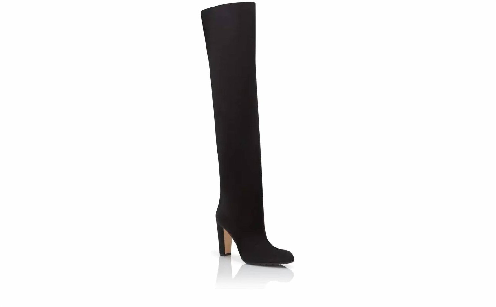 Manolo Blahnik - Gardahi Suede Knee High Boots