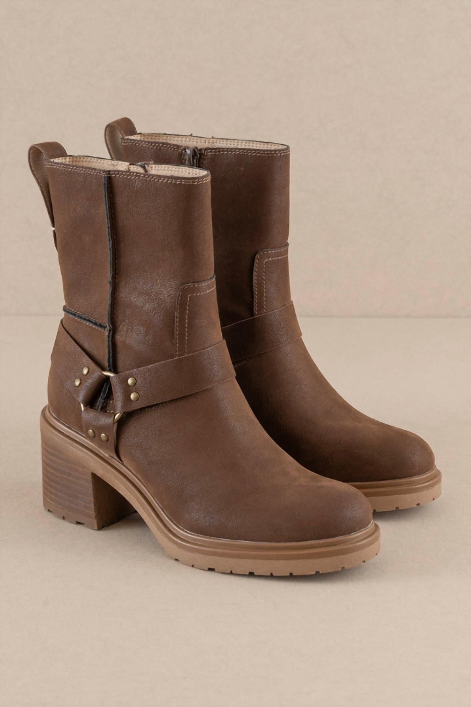 Babe - Women's Clyde Moto Ankle Boot - Image 4