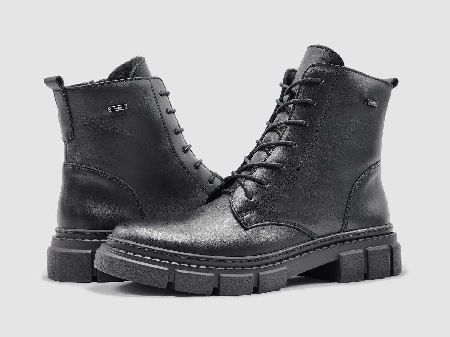 Helios - Women's Hebe Fur-lined Zip-up Leather Boots - Image 7