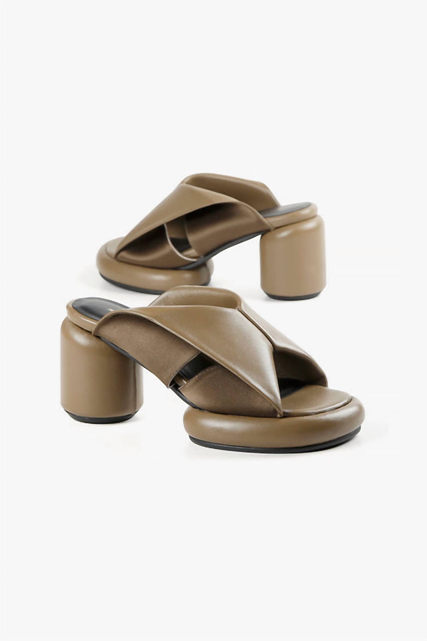 All Black - Women Mod Collar Mule - Image 2