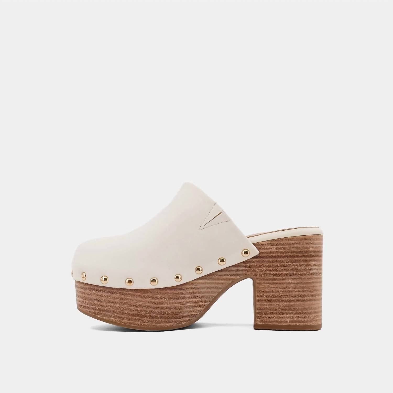 Shu Shop - Women's Gigi Studded Platform Clogs - Image 3