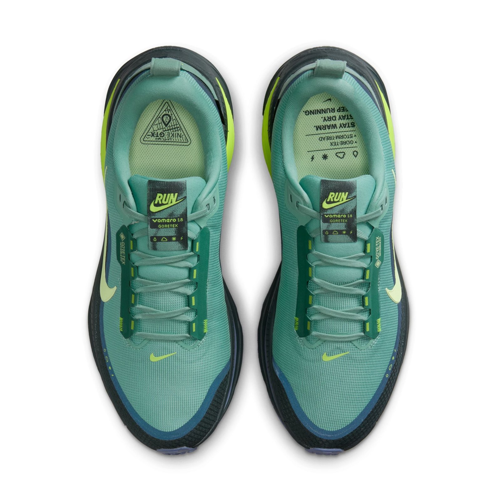 Men's Vomero 18 GORE-TEX (300 - Seaweed/Barley Volt-Cannon-Volt) - Image 9