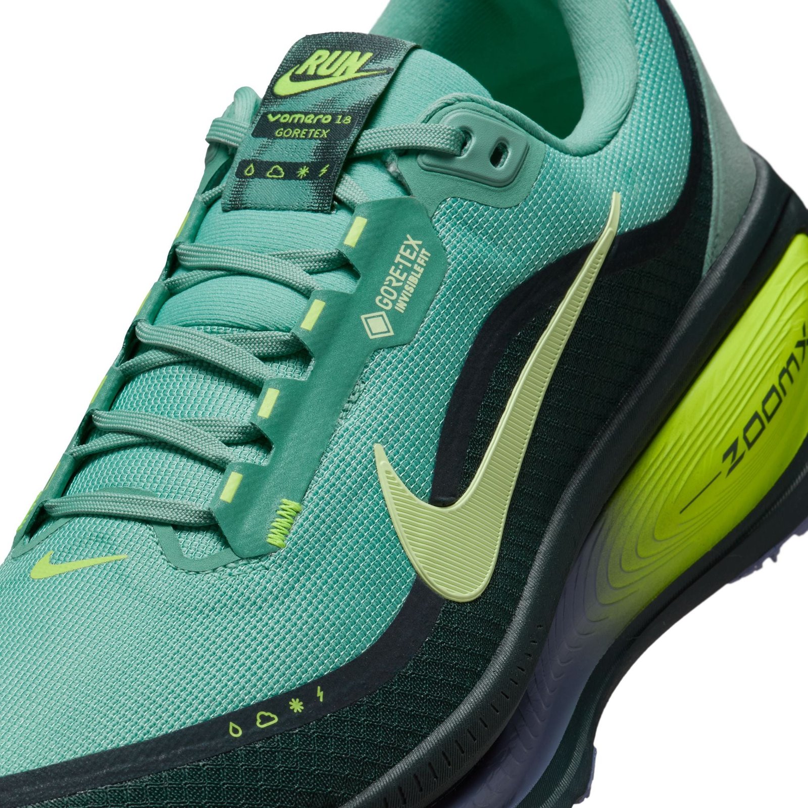 Men's Vomero 18 GORE-TEX (300 - Seaweed/Barley Volt-Cannon-Volt) - Image 4