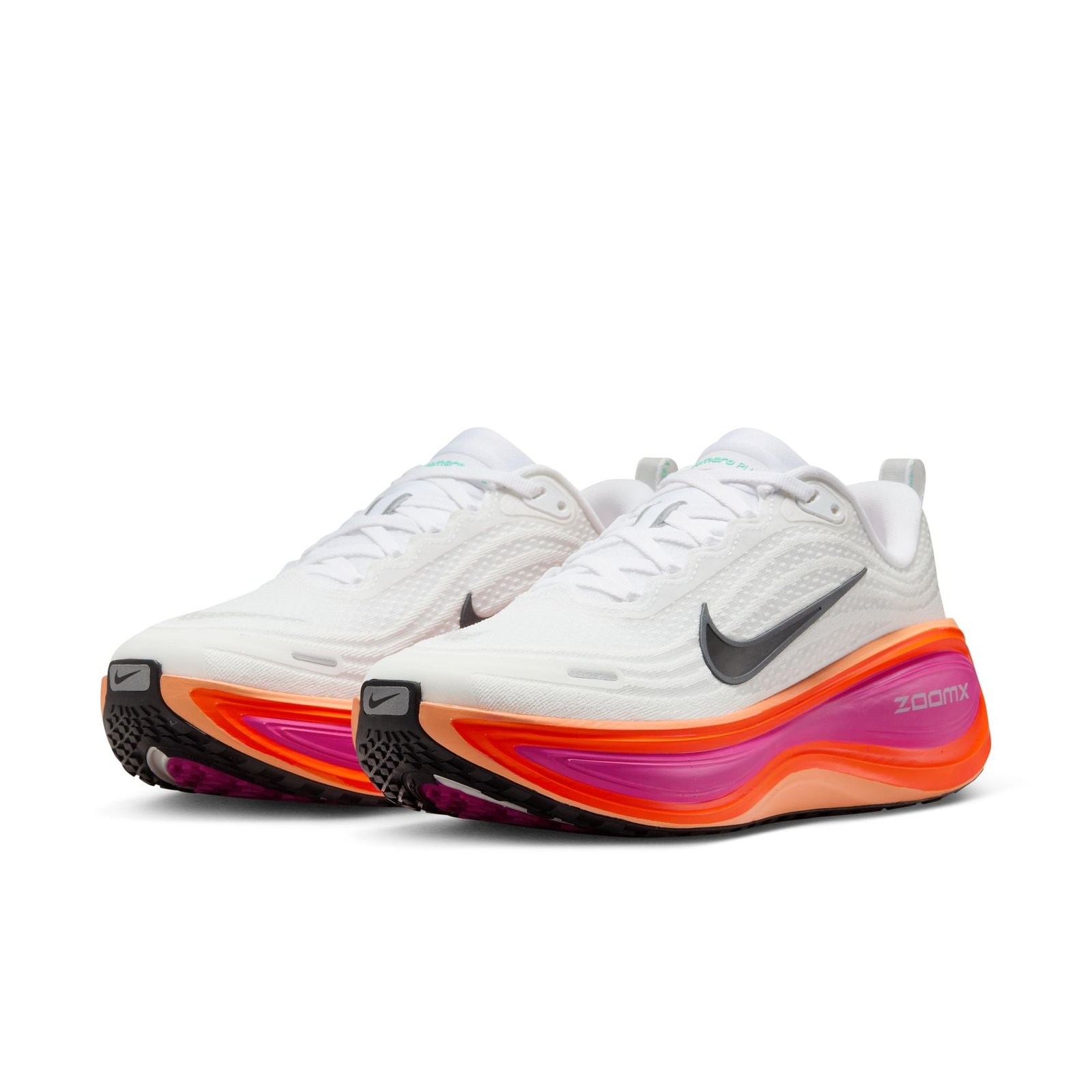 Women's Vomero Plus (104 - White/Black-Fire Pink-Hyper Crimson) - Image 3