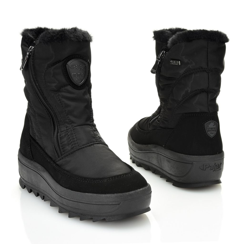 Pajar Canada Tanita Side Zip Wedge Ankle Boots - Image 4