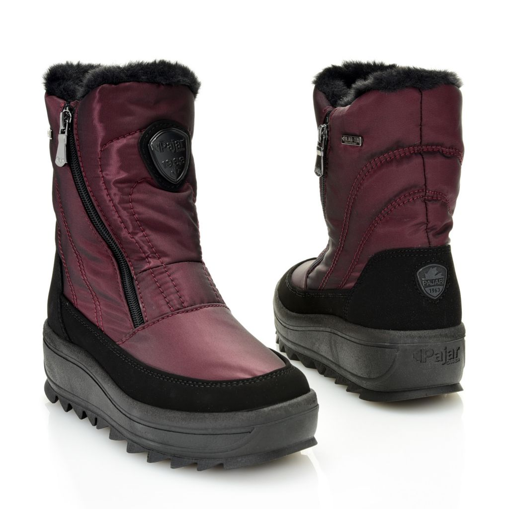 Pajar Canada Tanita Side Zip Wedge Ankle Boots - Image 3