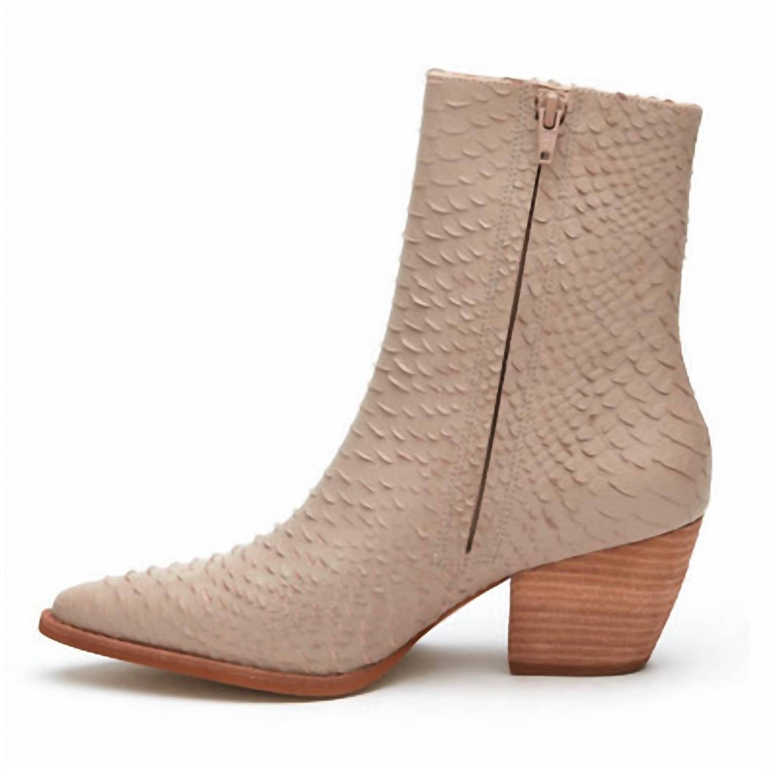 Matisse - Women's Caty Snakeskin Ankle Boots - Image 3