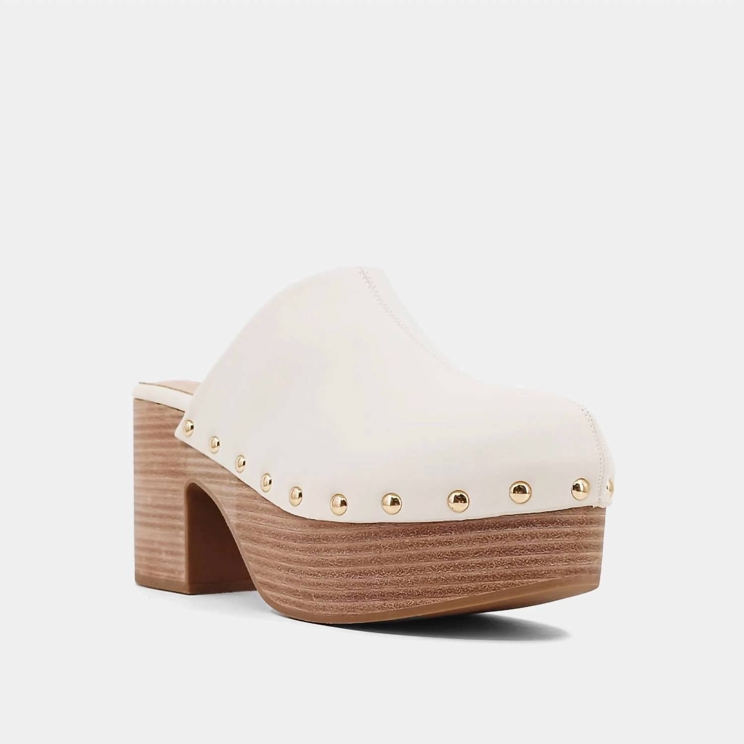 Shu Shop - Women's Gigi Studded Platform Clogs - Image 2