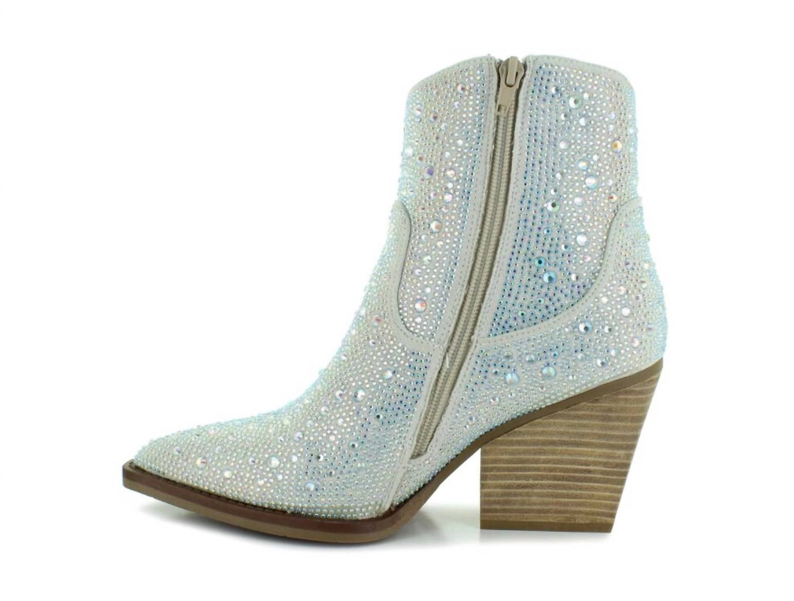 Very G - Women's Kady Rhinestone Studded Boots - Image 2
