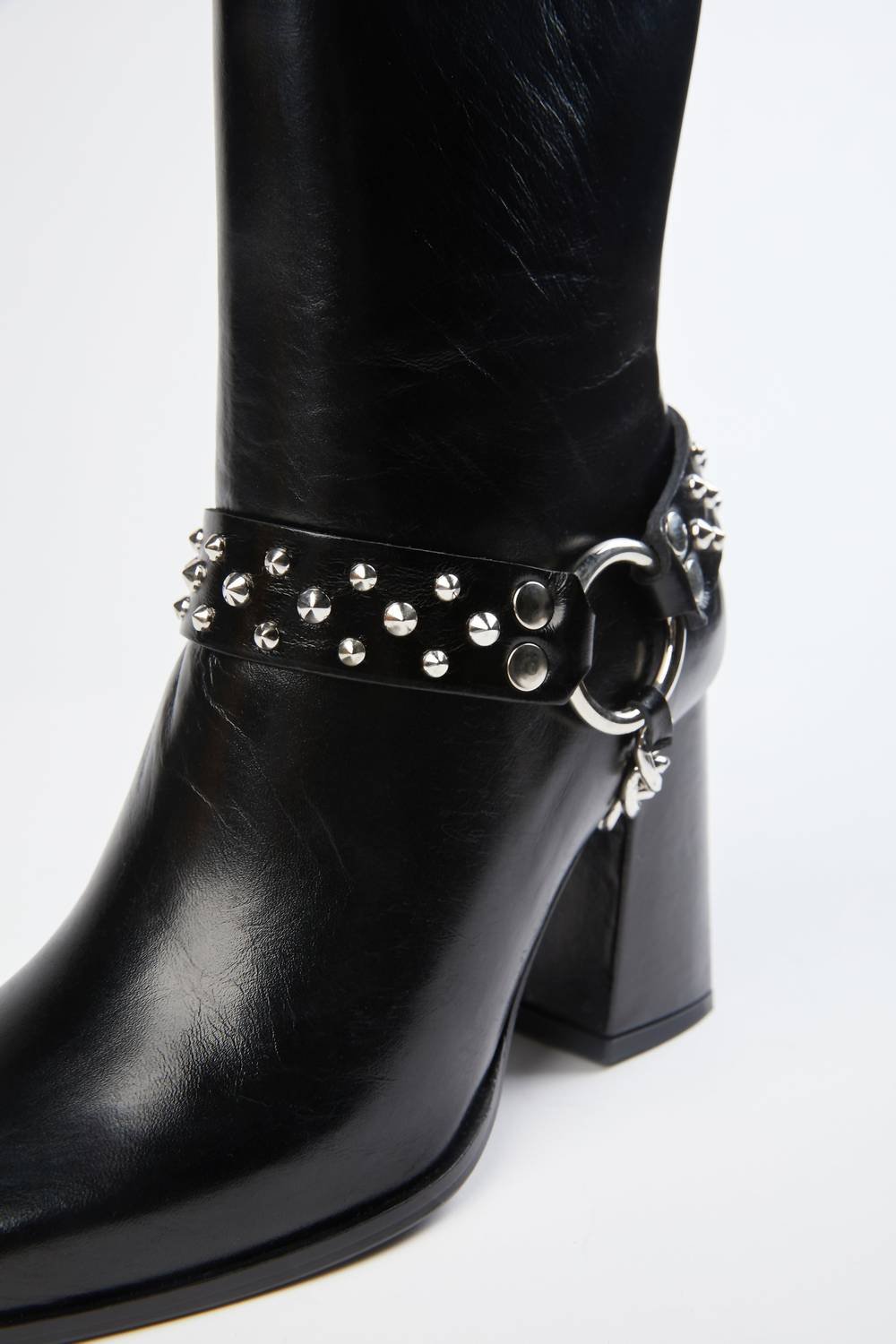 The Kooples - HEELED BOOTS WITH REMOVABLE JEWEL - Image 4