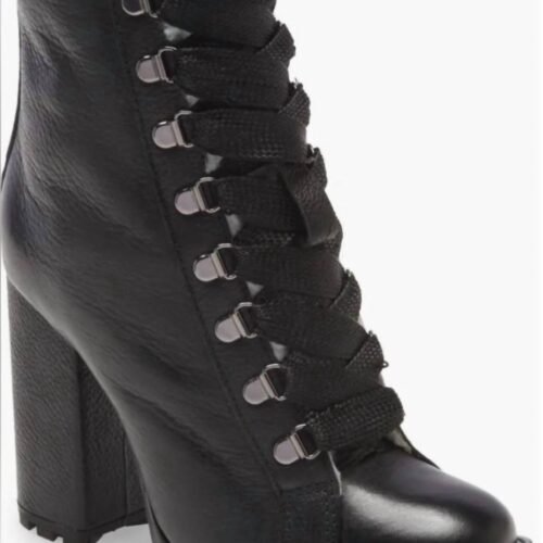 Schutz - Women's Zhara Combat Lug Sole Lace Up Bootie