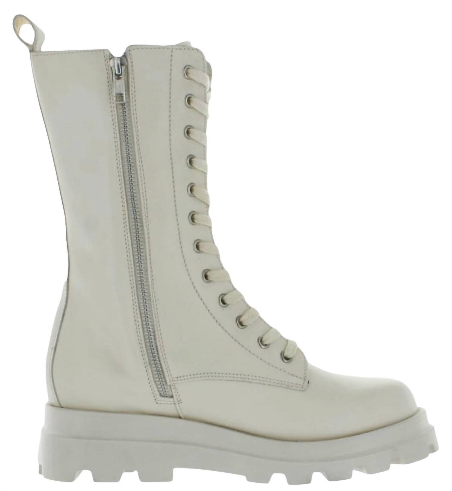 Steve Madden - Women's Ebba Leather Combat Boots - Image 2