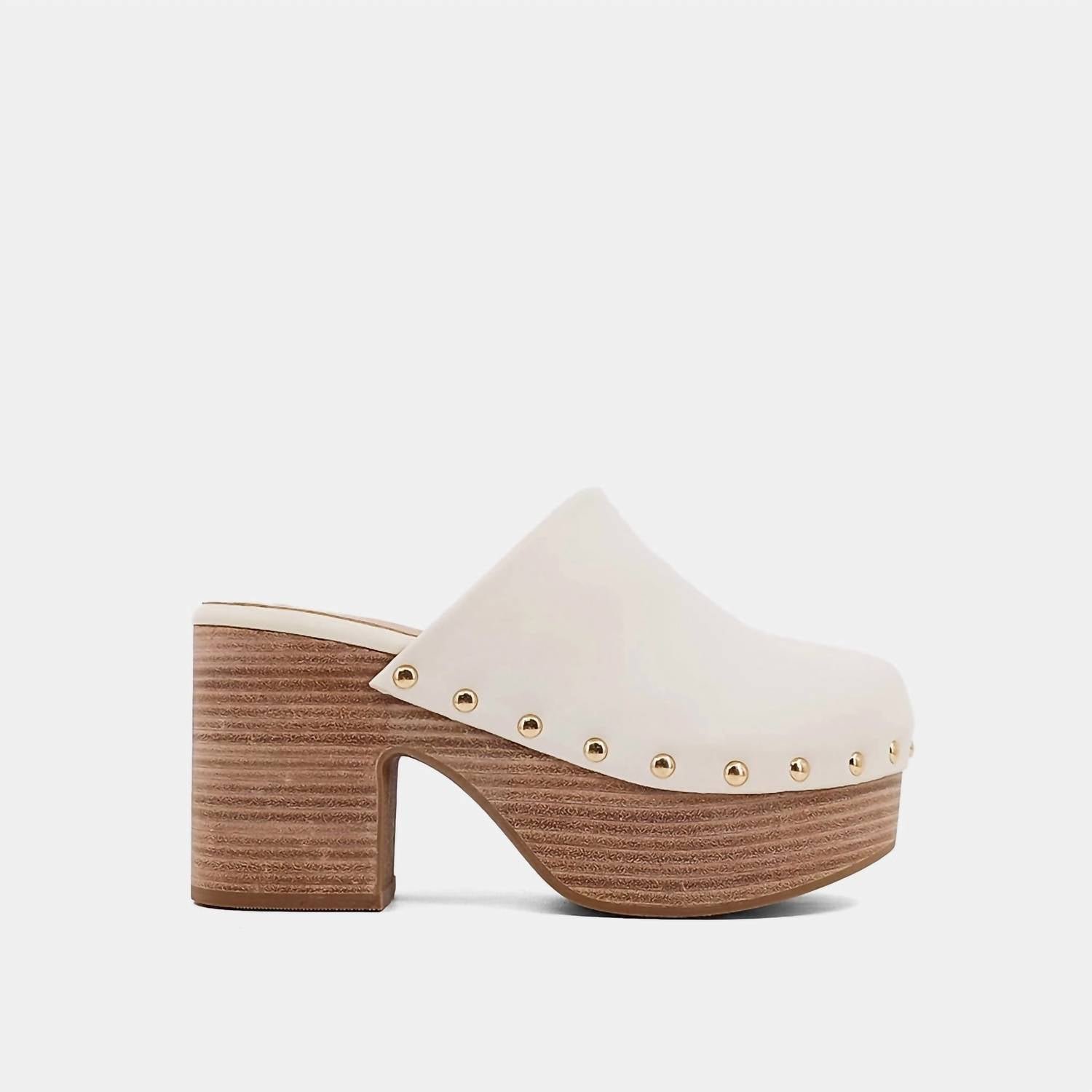 Shu Shop - Women's Gigi Studded Platform Clogs